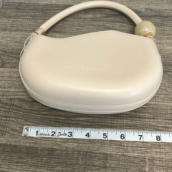 Melie Bianco Jennie Recycled Vegan Crossbody Bag | In Cream ✨ - Picture 9 of 10